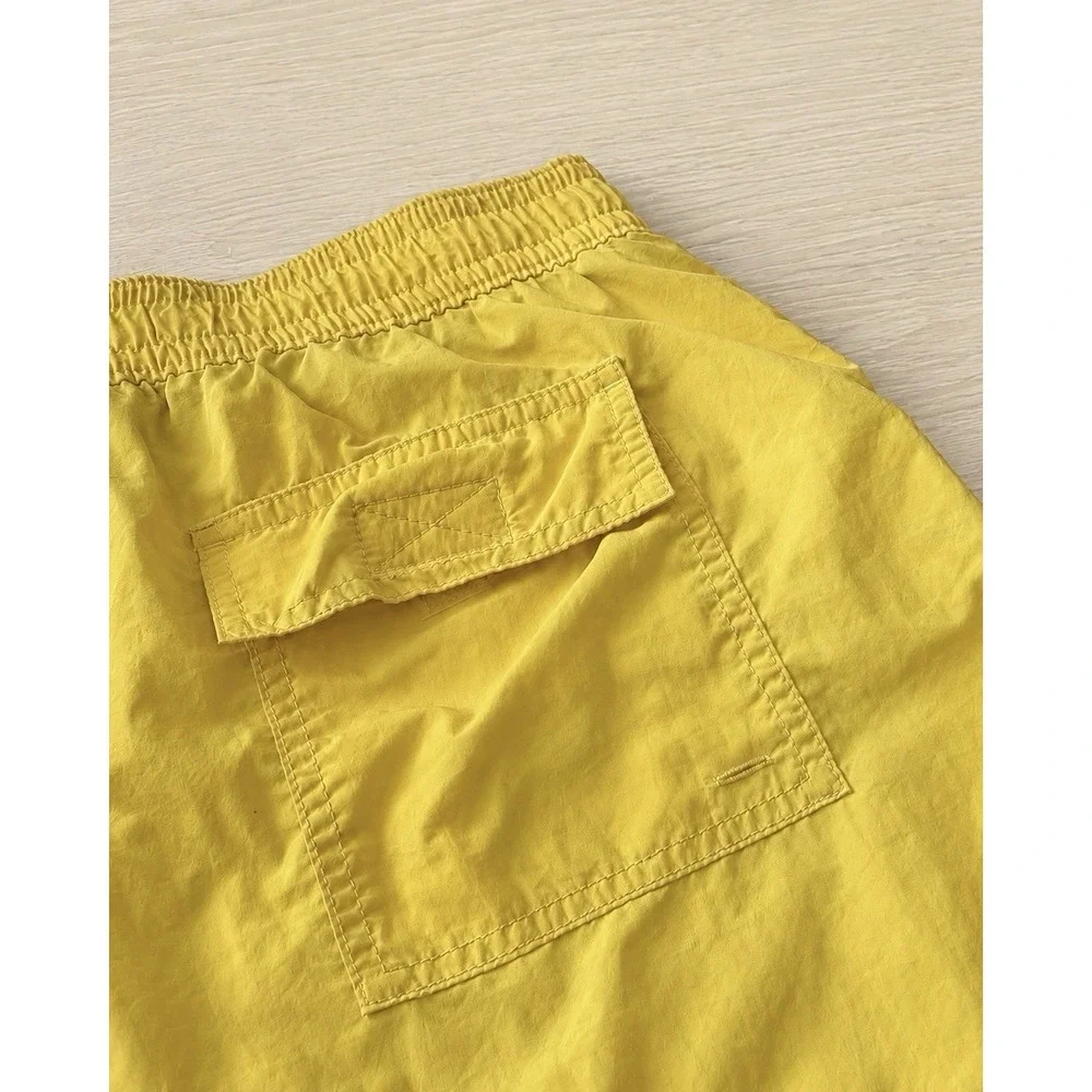 Polo Ralph Lauren Swim Trunks Mens 2XL Yellow Blue Pony Mesh Lined Swim Shorts